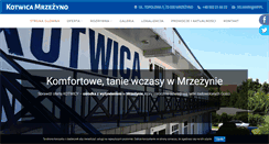 Desktop Screenshot of kotwicamrzezyno.pl
